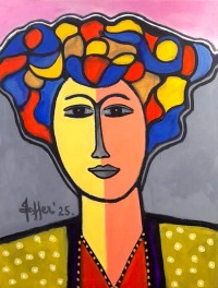 Wahab Jaffar, 36 x 48 Inch, Acrylic on Canvas, Figurative Painting, AC-WJF-061